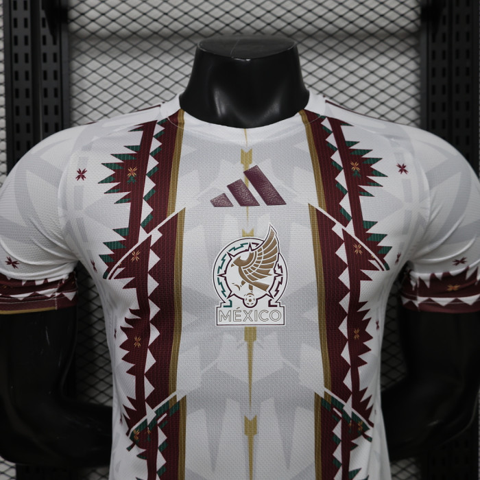 Player Version 2026 Mexico White Concept Version Soccer Jersey Football Shirt