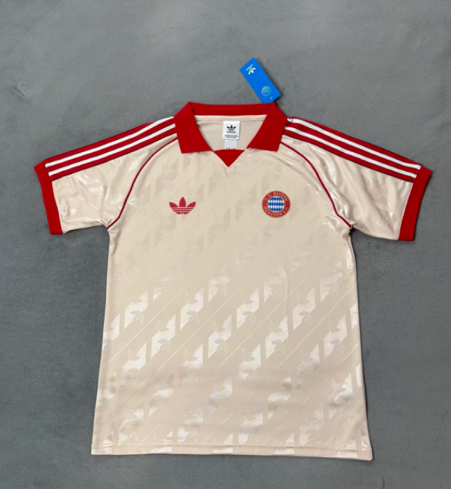 Fan Version 2026-2027 Bayern Munich Grey Retro Model Soccer Jersey Bayern Munchen Football Shirt