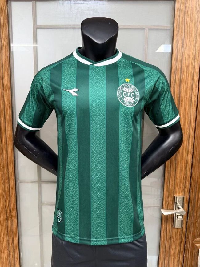 Fan Version 2026-2027 Coritiba Third Away Green Soccer Jersey Football Shirt