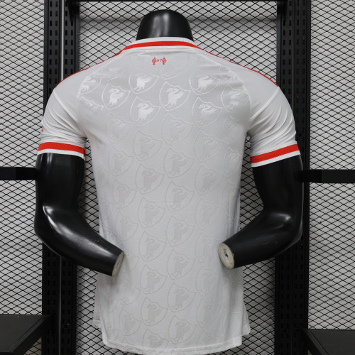 Player Version 2026-2027 Liverpool Retro Model White Soccer Jersey Football Shirt