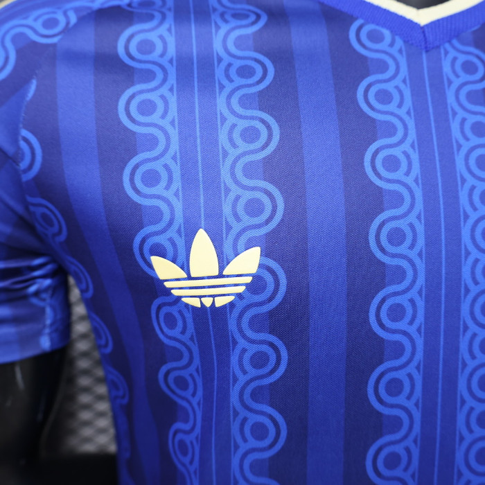 Player Version 2026 Sweden Away Blue Soccer Jersey Football Shirt
