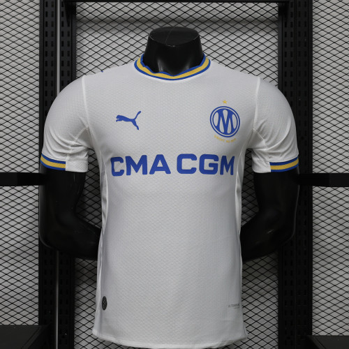 Player Version 2026-2027 Olympique de Marseille Home Soccer Jersey Football Shirt