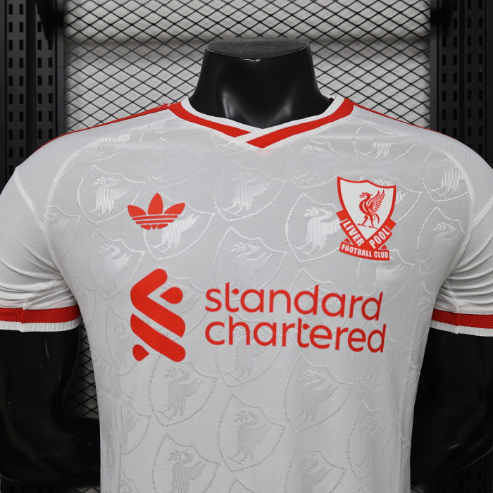Player Version 2026-2027 Liverpool Retro Model White Soccer Jersey Football Shirt