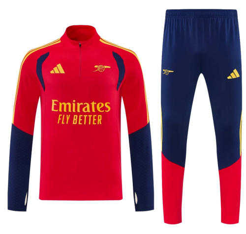 2026-2027 Arsenal Red Soccer Training Sweater and Pants Brasil Football Kit