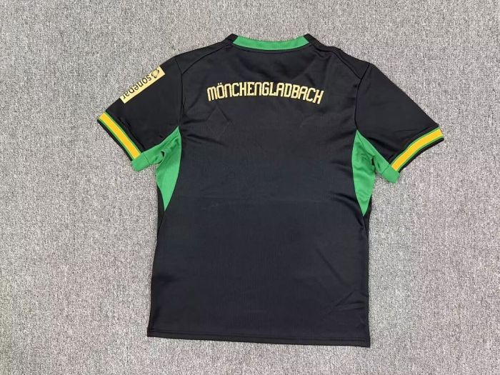 Fans Version 2026-2027 VfL Borussia Mönchengladbach Away Black Soccer Jersey Football Shirt
