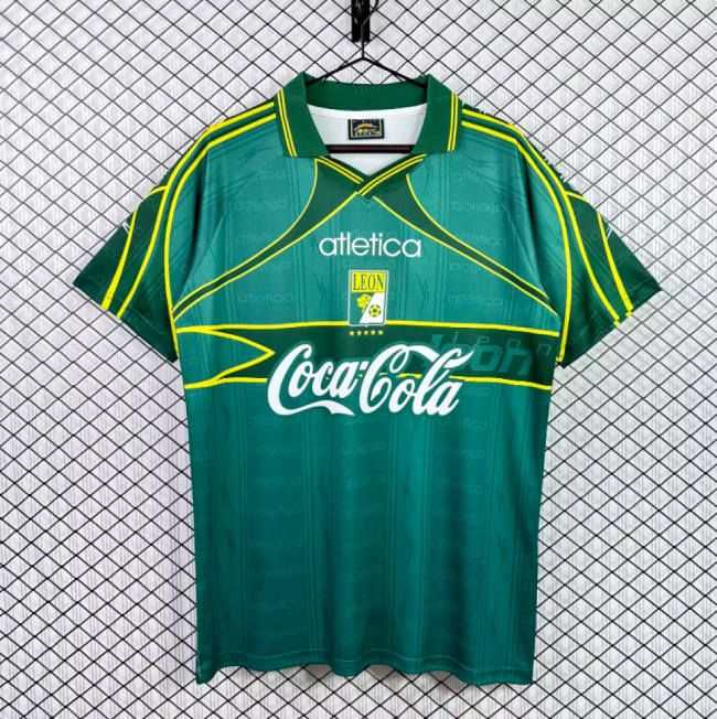 Retro Jersey 1998-1999 Club Leon Home Soccer Jersey Vintage Football Shirt