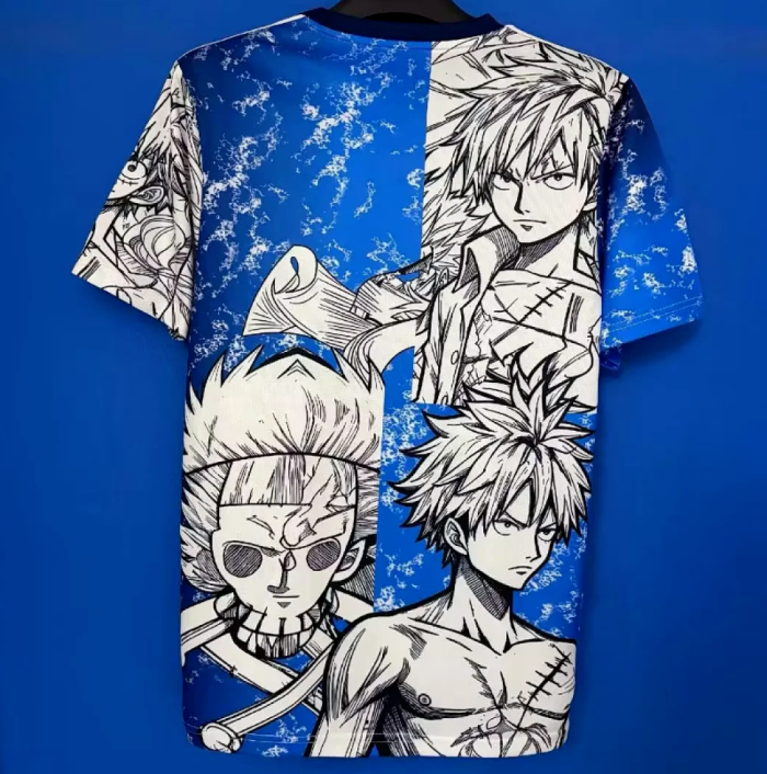 Fan Version 2026 Japan Blue Comic Soccer Jersey Football Shirt