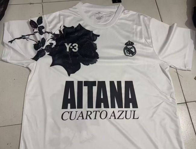 Fan Version 2026-2027 Real Madrid Y3 white aitana version Soccer Jersey Real Football Shirt