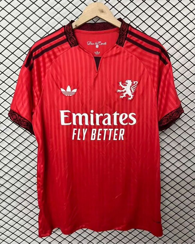 Fan Version 2026-2027 Lyon Red Soccer Jersey Olympique Lyonnais Football Shirt