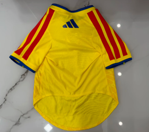 Colombia 2026 FIFA World Cup Soccer Jerseys for dogs Home Pet Football Shirt