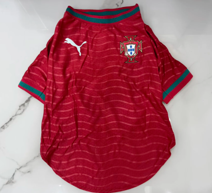 Portugal 2026 FIFA World Cup Soccer Jerseys for dogs Pet Football Shirt