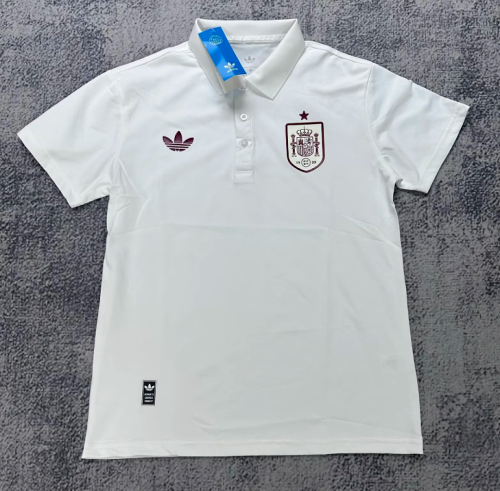 2026 Spain Blue Soccer Polo