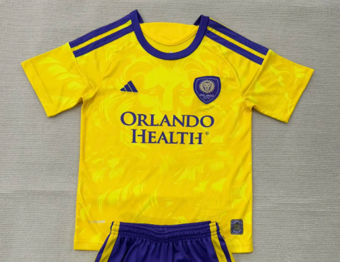 Fans Version 2026-2027 Orlando City Away Yellow Soccer Jersey Football Shirt