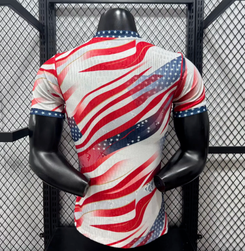 Player Version 2026 USA Home Colorful Soccer Jersey United States Football Shirt
