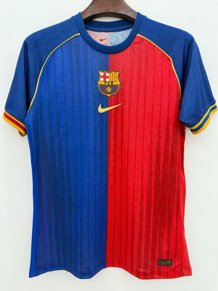 Barca Camisetas de Futbol Fans Version 2026-2027 Barcelona Blue/Red Soccer Jersey