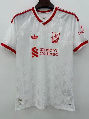 Fan Version 2026-2027 Liverpool White Soccer Training Jersey Football Shirt