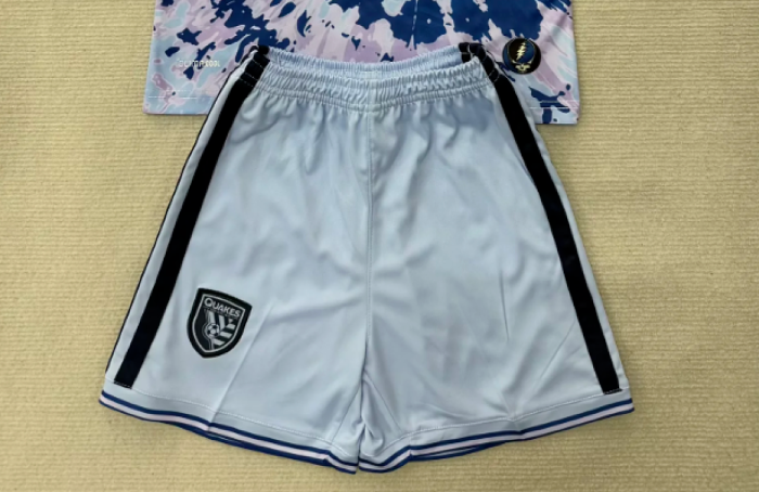 Fan Version 2026-2027 San Jose Earthquakes Away Soccer Shorts Football Shorts
