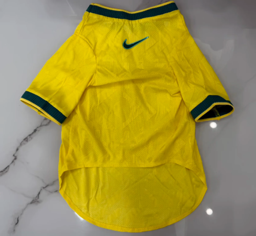 Brazil 2026 FIFA World Cup Soccer Jerseys for dogs Brasil Home Pet Football Shirt