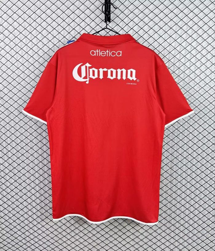 Retro Jersey 2003-2004 Deportivo Toluca Home Soccer Jersey Vintage Football Shirt