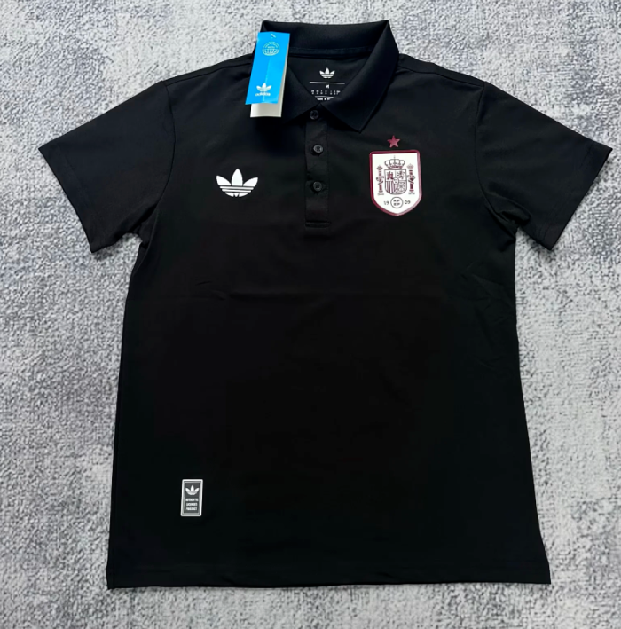 2026 Spain Blue Soccer Polo