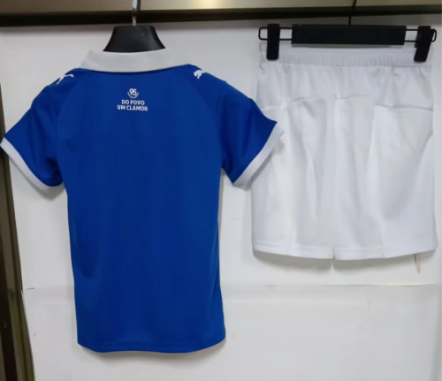 Youth Uniform Kids Kit 2026-2027 Bahia Away Soccer Jersey Shorts Child Football Set
