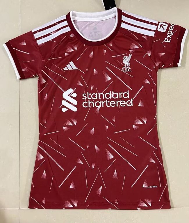 Women 2026-2027 Liverpool Home Soccer Jersey Girl Football Shirt