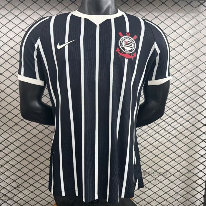 Player Version 2026-2027 Corinthians Away Black Soccer Jersey Camisetas de Futbol