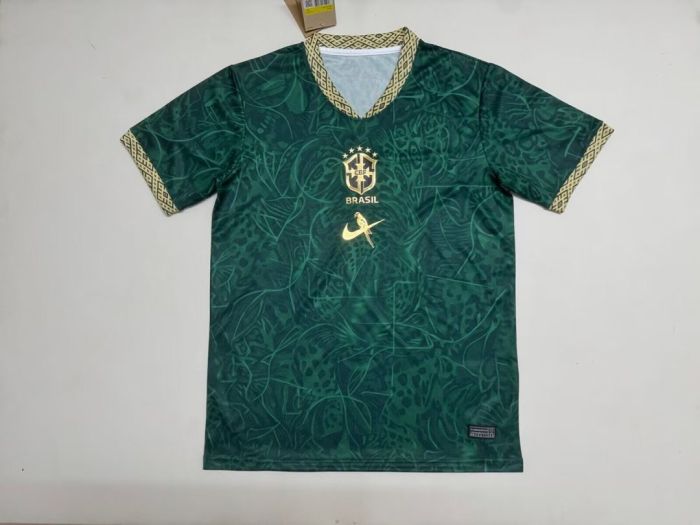 Fan Version 2026 Brazil Dark Green Soccer Jersey Brasil Camisetas de Futbol