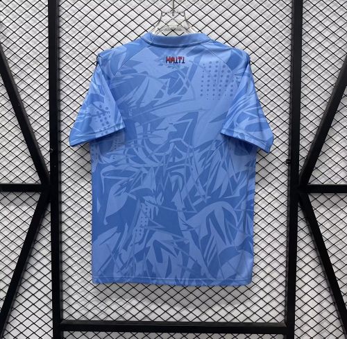 Fan Version 2026-2027 Haiti Blue Goalkeeper Soccer Jersey Football Shirt