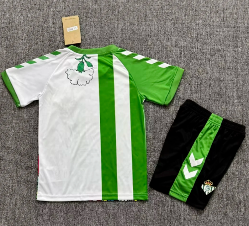 Youth Uniform Kids Kit 2026-2027 Real Betis Special Model Soccer Jersey Shorts Child Football Set