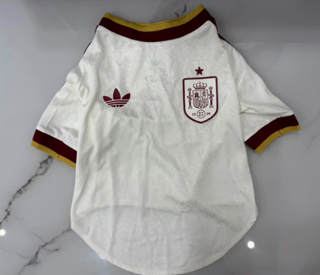 Spain 2026 FIFA World Cup Soccer Jerseys for dogs Pet Football Shirt