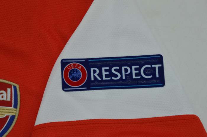 with UCL Patch Retro Jersey 2012-2013 Arsenal Home Red Soccer Jersey Vintage Football Shirt