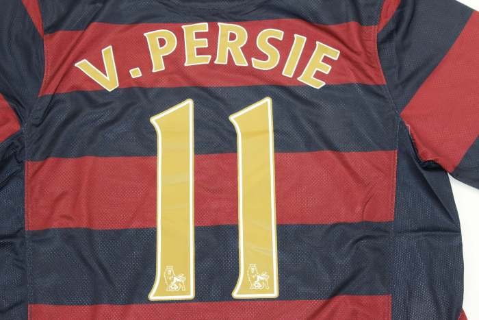 Retro Jersey 2007-2008 Arsenal Third Away v. PERSIE 11 Soccer Jersey Vintage Football Shirt