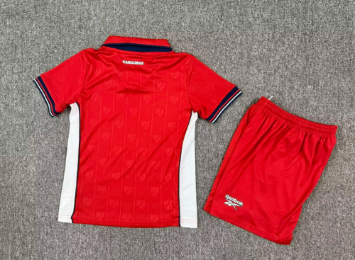 Youth Uniform Kids Kit 2026 Panama Home Soccer Jersey Shorts Child Football Set