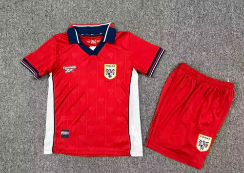 Youth Uniform Kids Kit 2026 Panama Home Soccer Jersey Shorts Child Football Set