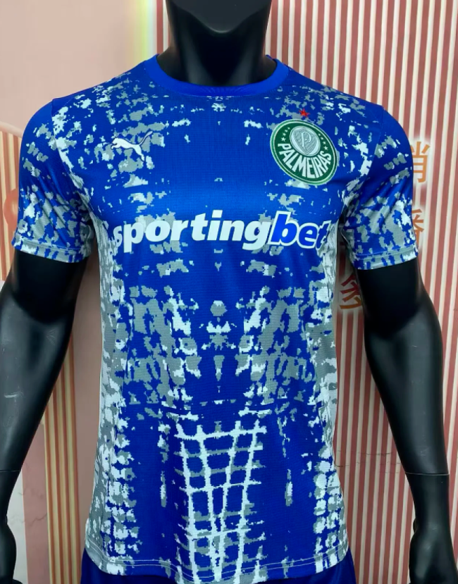 Fan Version 2026-2027 Palmeiras Blue Goalkeeper Soccer Jersey Football Shirt