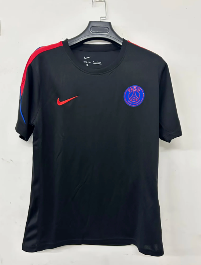 Fan Version 2026-2027 PSG Black Soccer Training Jersey Paris Football Maillot