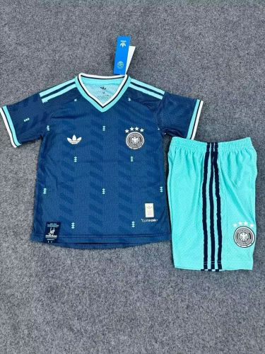 Player Version Youth Uniform Kids Kit 2026 Germany Away Soccer Jersey Shorts Child Football Set