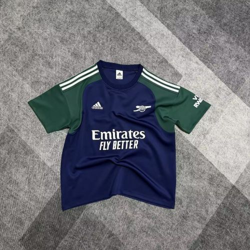 Fan Version 2026-2027 Arsenal Dark Blue/Green short sleeve sweater Soccer Jersey Football Shirt