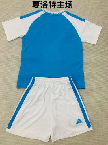 Youth Uniform Kids Kit 2026-2027 Charlotte Home Soccer Jersey Shorts Child Football Set