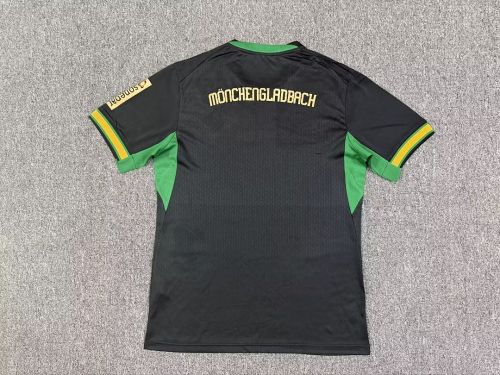 Player Version 2026-2027 VfL Borussia Mönchengladbach Away Black Soccer Jersey Football Shirt