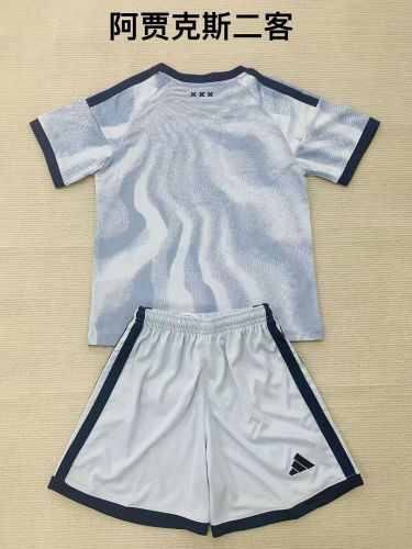Youth Uniform Kids Kit 2026-2027 Ajax Third Away Soccer Jersey Shorts Child Football Set