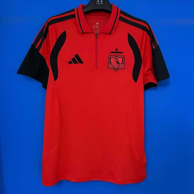 Fan Version 2026-2027 Colo-Colo Red Soccer Training Polo Football Shirt