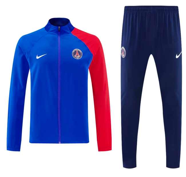 2026-2027 PSG Blue/Red Soccer Tracksuit Jacket Paris Football Jacket and Pants