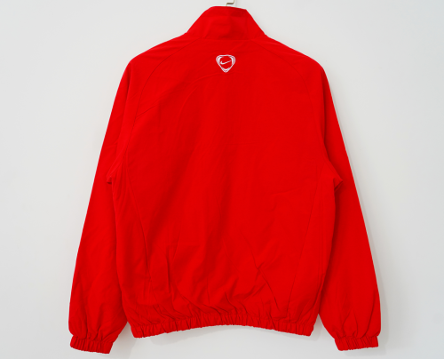 Retro Jacket 2010-2011 Manchester United Red Soccer Windbreaker Jacket Football Jacket