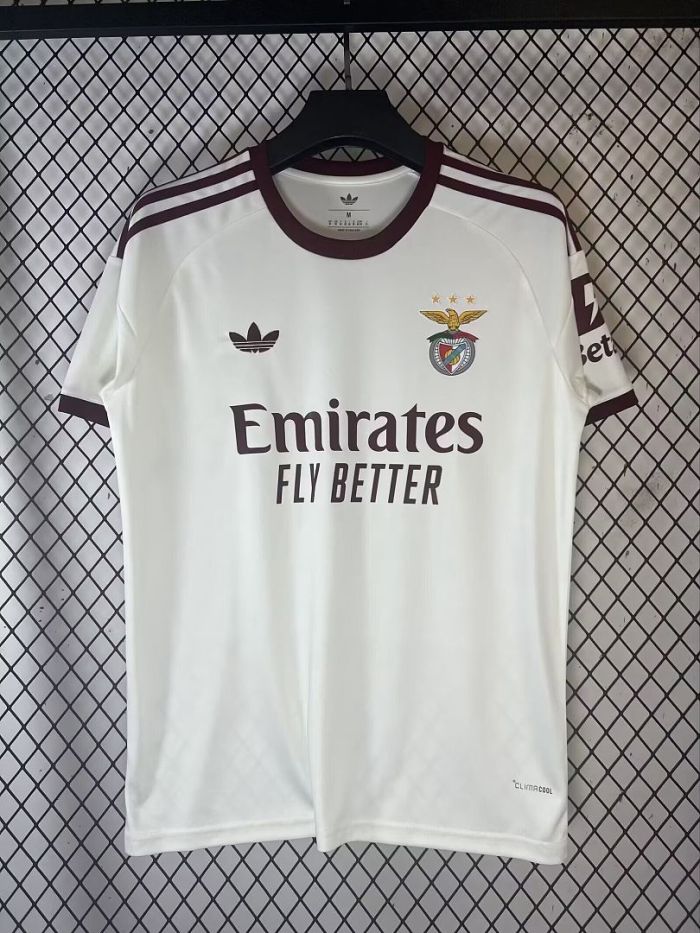 Fan Version 2026-2027 Benfica Away White Soccer Jersey Football Shirt