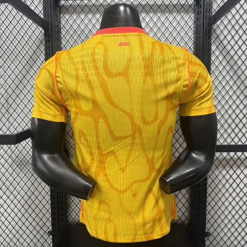 Player Version 2026 China Away Yellow Soccer Jersey Football Shirt