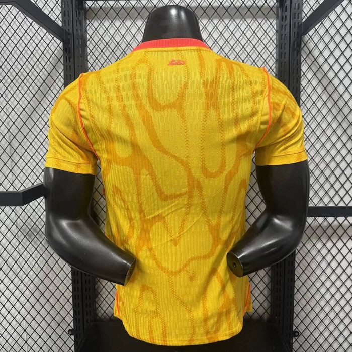 Player Version 2026 China Away Yellow Soccer Jersey Football Shirt