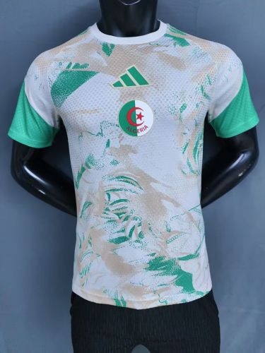 Player Version 2026 Algeria Green/White Soccer Training Jersey Football Shirt