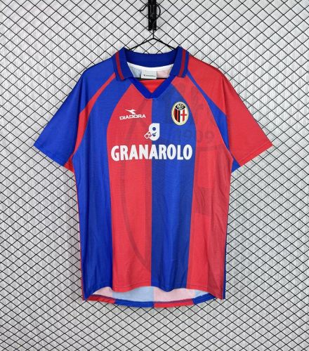 Retro Jersey 1998-1999 Bologna Home Soccer Jersey Vintage Football Shirt